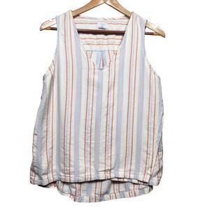 Sigrid Olsen Vneck Crossover Tank Top Size Large